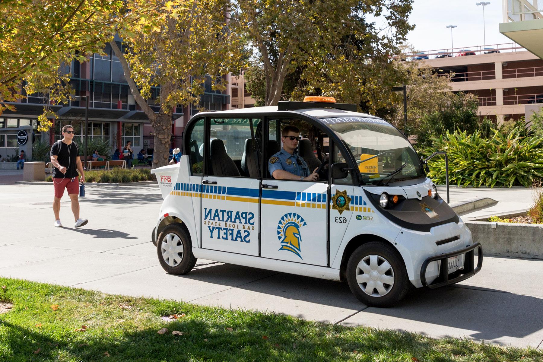 Spartan Safety escort is available up to two blocks from campus.